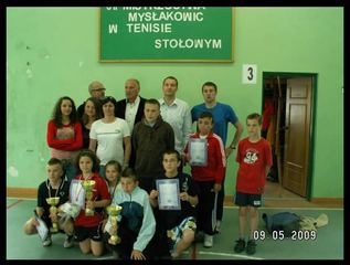 Mistrzostwa Gminy Mysłakowice w tenisa stołowego