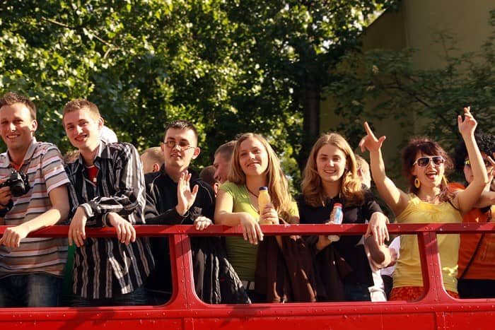 Studencka zabawa rozkręca się – video