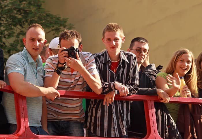 Studencka zabawa rozkręca się – video