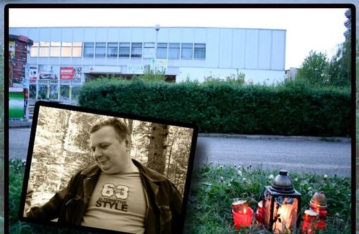 Jedno z ostatnich zdjęć pana Roberta oraz miejsce, w którym znaleziono konającego mężczyznę.