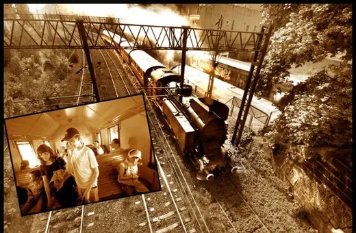Pociąg retro w ubiegłym roku.
