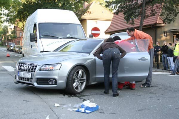Wypadek przez nieuwagę