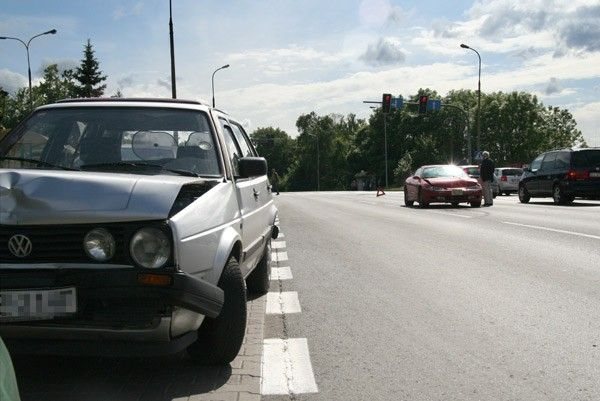Kraksa koło MZK