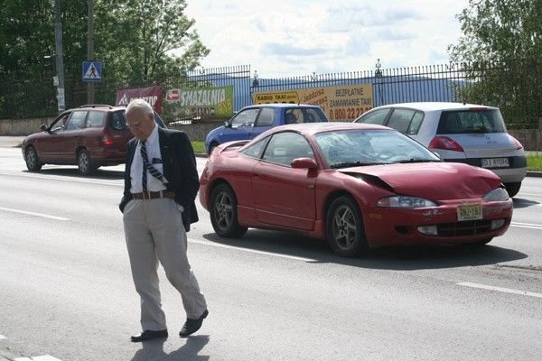 Kraksa koło MZK