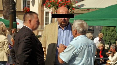 Leszek G. podczas ubiegłorocznych targów ekologicznych w Jeleniej Górze.