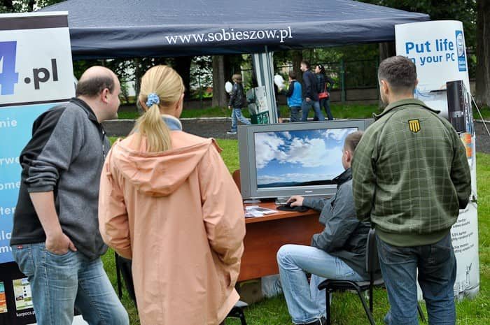 Mimo chłodu udana zabawa pod Chojnikiem