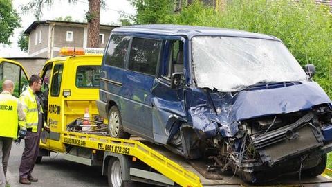 Wypadek śmieciarki: są poszkodowani