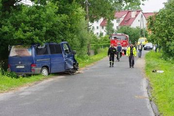 Wypadek śmieciarki: są poszkodowani