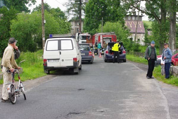 Wypadek śmieciarki: są poszkodowani