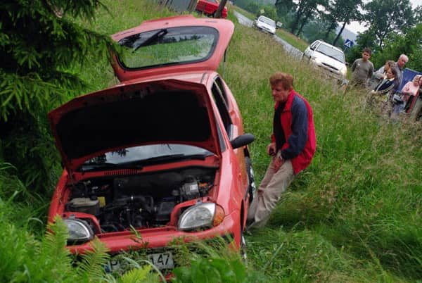 Pechowy poniedziałek na drogach