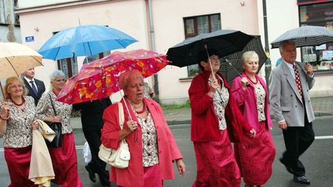 Kryształowy Weekend w strugach deszczu