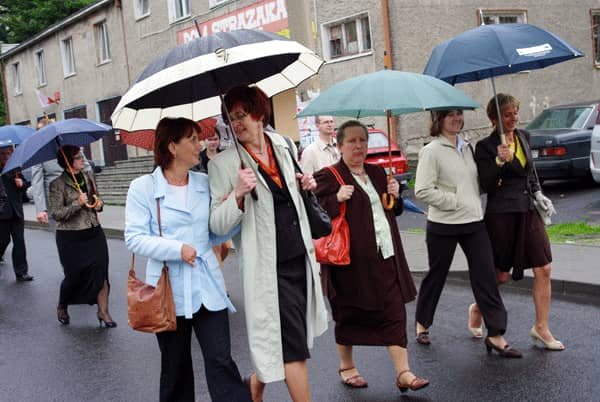 Kryształowy Weekend w strugach deszczu