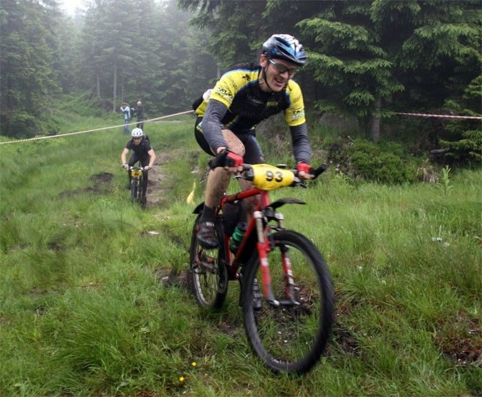 Maraton szklarski we mgle