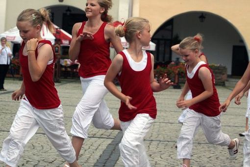 Dunki poskakały przy ratuszu