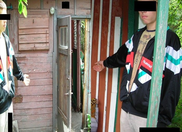 Małolat plądrował altanki