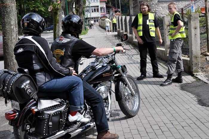 Parada Harleyów w mgnieniu oka