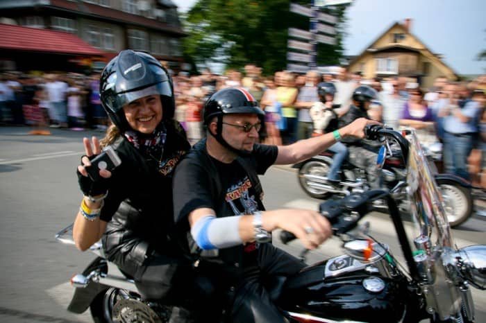 Parada Harleyów w mgnieniu oka
