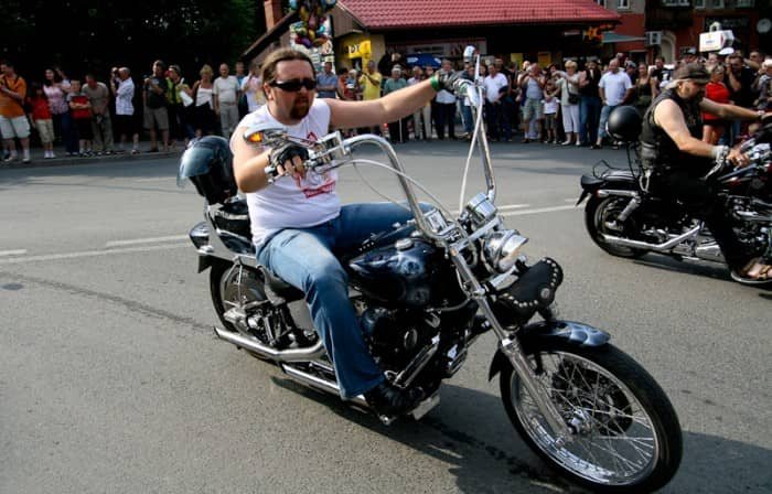 Parada Harleyów w mgnieniu oka