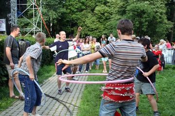 Roztańczony Park Zdrojowy w błocie
