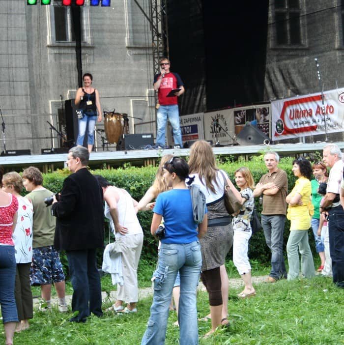 Roztańczony Park Zdrojowy w błocie