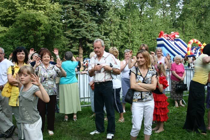 Roztańczony Park Zdrojowy w błocie