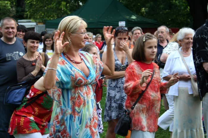Roztańczony Park Zdrojowy w błocie