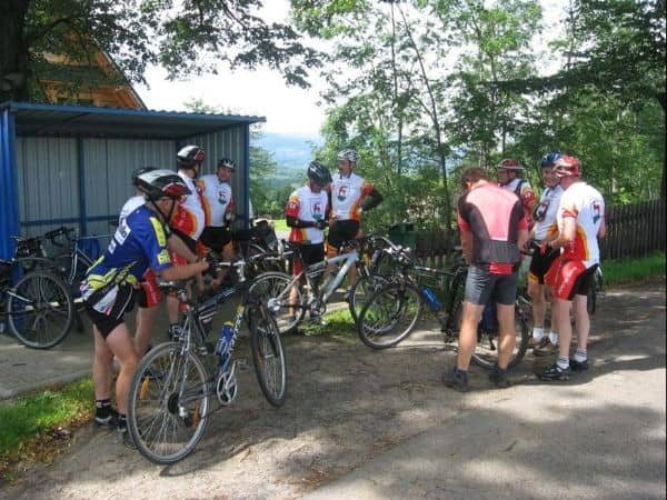 Rowerami na imieniny Henryka do Henrykowa