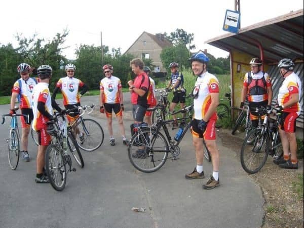 Rowerami na imieniny Henryka do Henrykowa