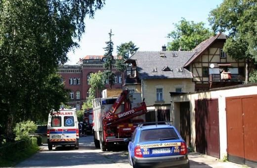Wybuchł junkers przy ul. Norwida