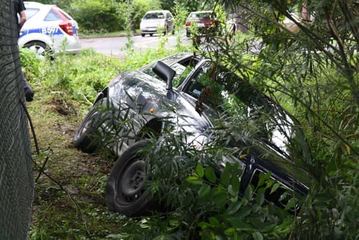 Wypadł z drogi