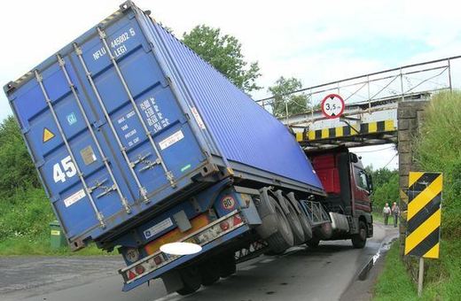 Przejazd nie dla wysokich pojazdów