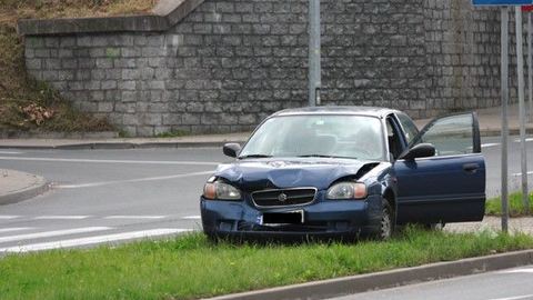 Chwila nieuwagi i stłuczka
