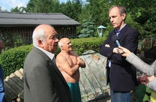 Wizyta Bogdana Klicha miała wymiar tylko symboliczny.
