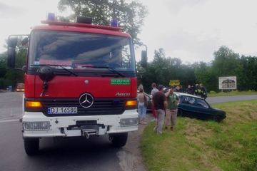 Niebezpieczne zderzenie w Miłkowie