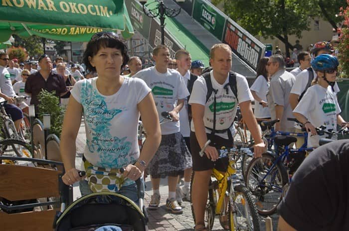 Kochają Jelenią Górę i ...rowery