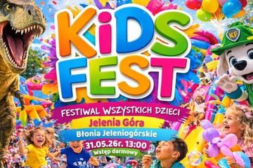 Dzień pełen zabawy dla dzieci na Jeleniogórskich Błoniach