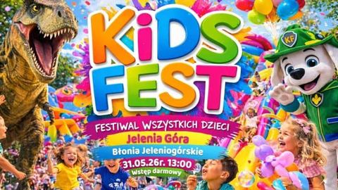 Dzień pełen zabawy dla dzieci na Jeleniogórskich Błoniach