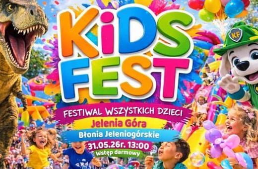 Dzień pełen zabawy dla dzieci na Jeleniogórskich Błoniach