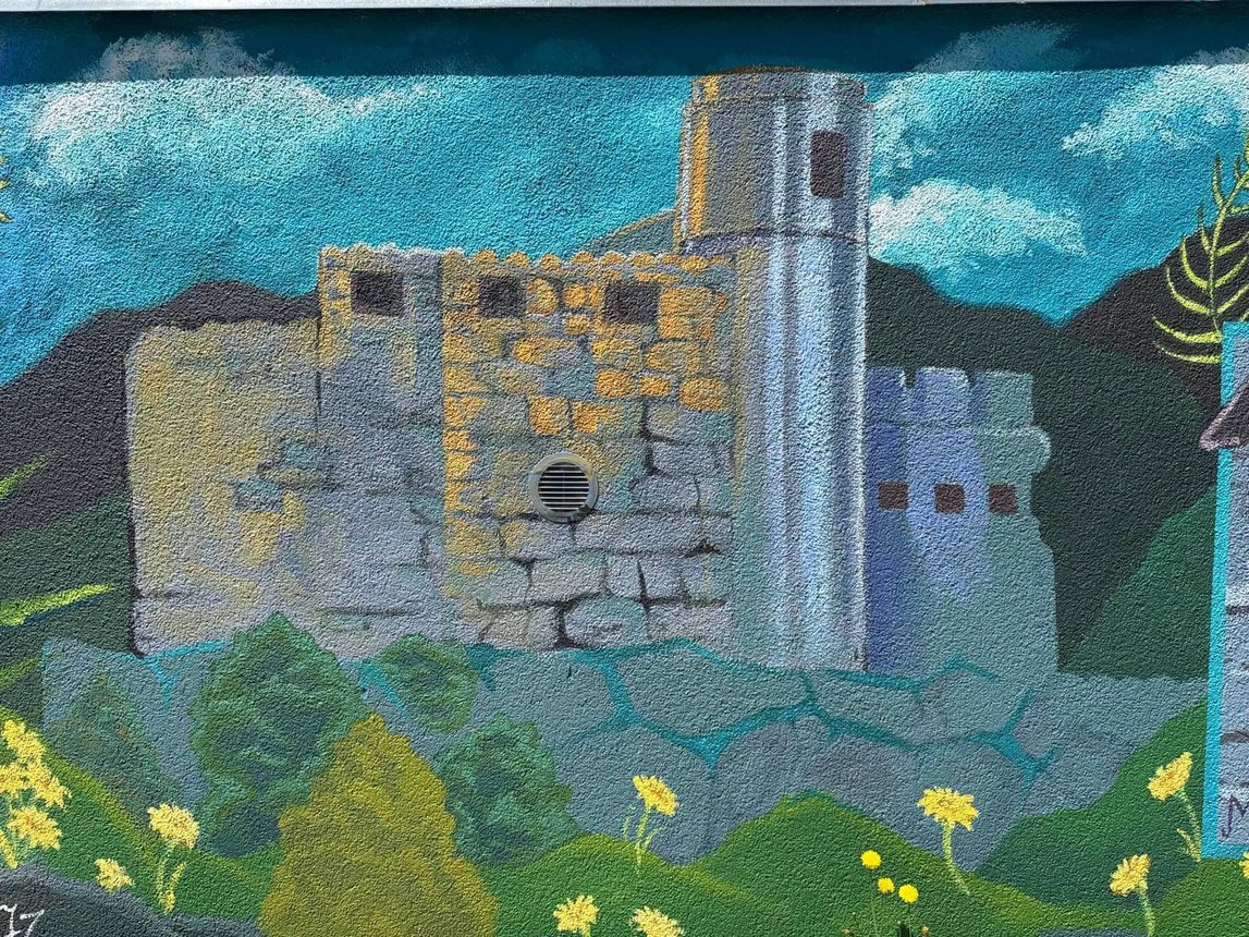 Mural pełen legend na Orlim