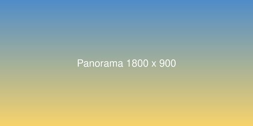 Panorama 1800 x 900