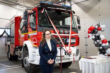 OSP Podgórzyn odebrała nowy wóz