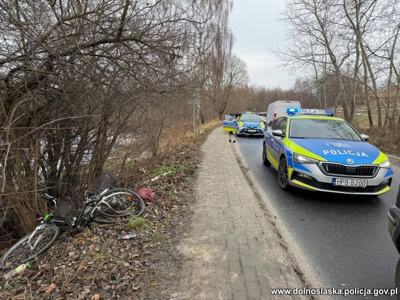 Pijany kierowca potrącił rowerzystkę