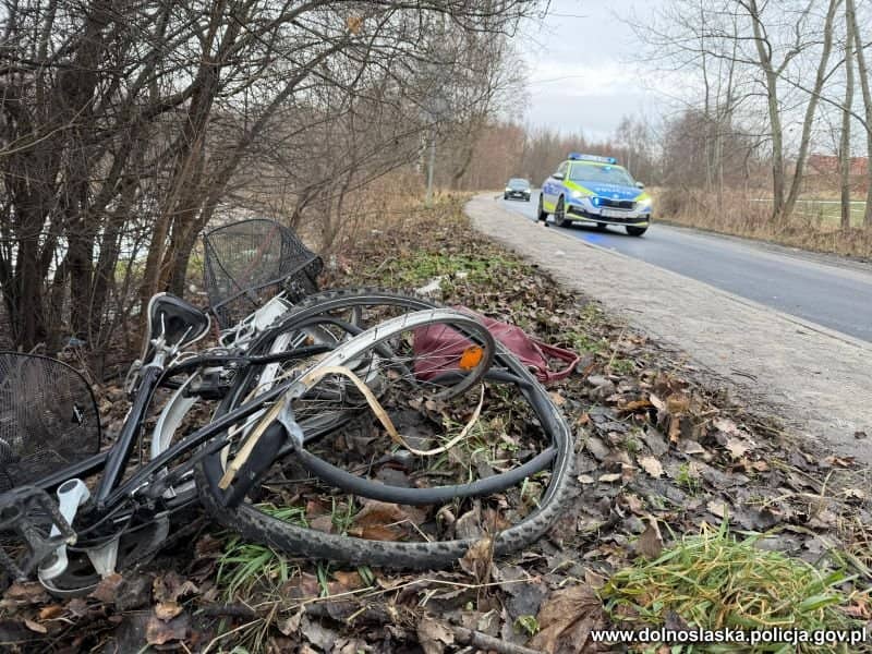 Pijany kierowca potrącił rowerzystkę