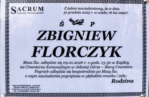 Zmarł Zbigniew Florczyk