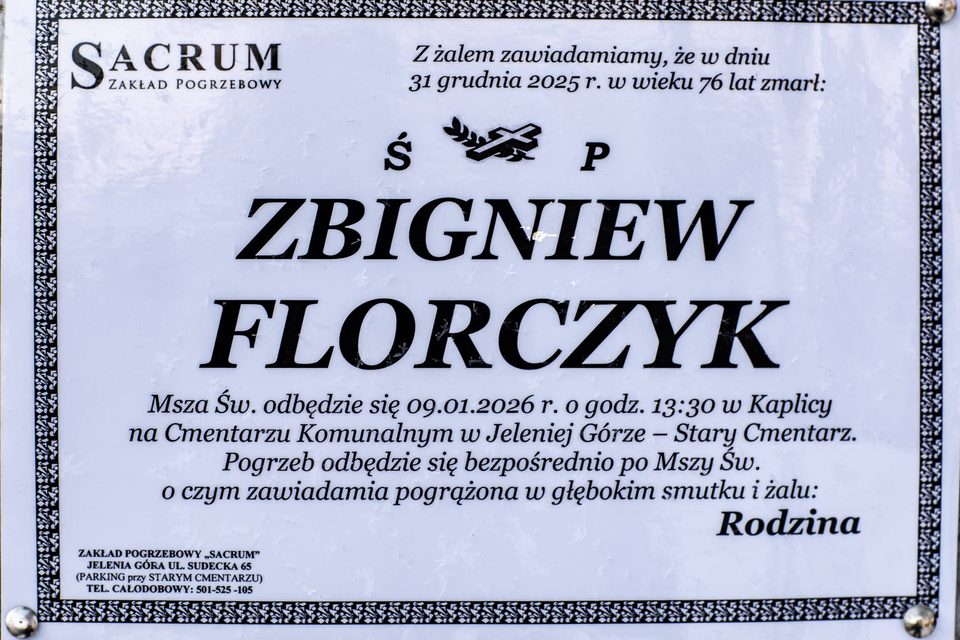 Zmarł Zbigniew Florczyk