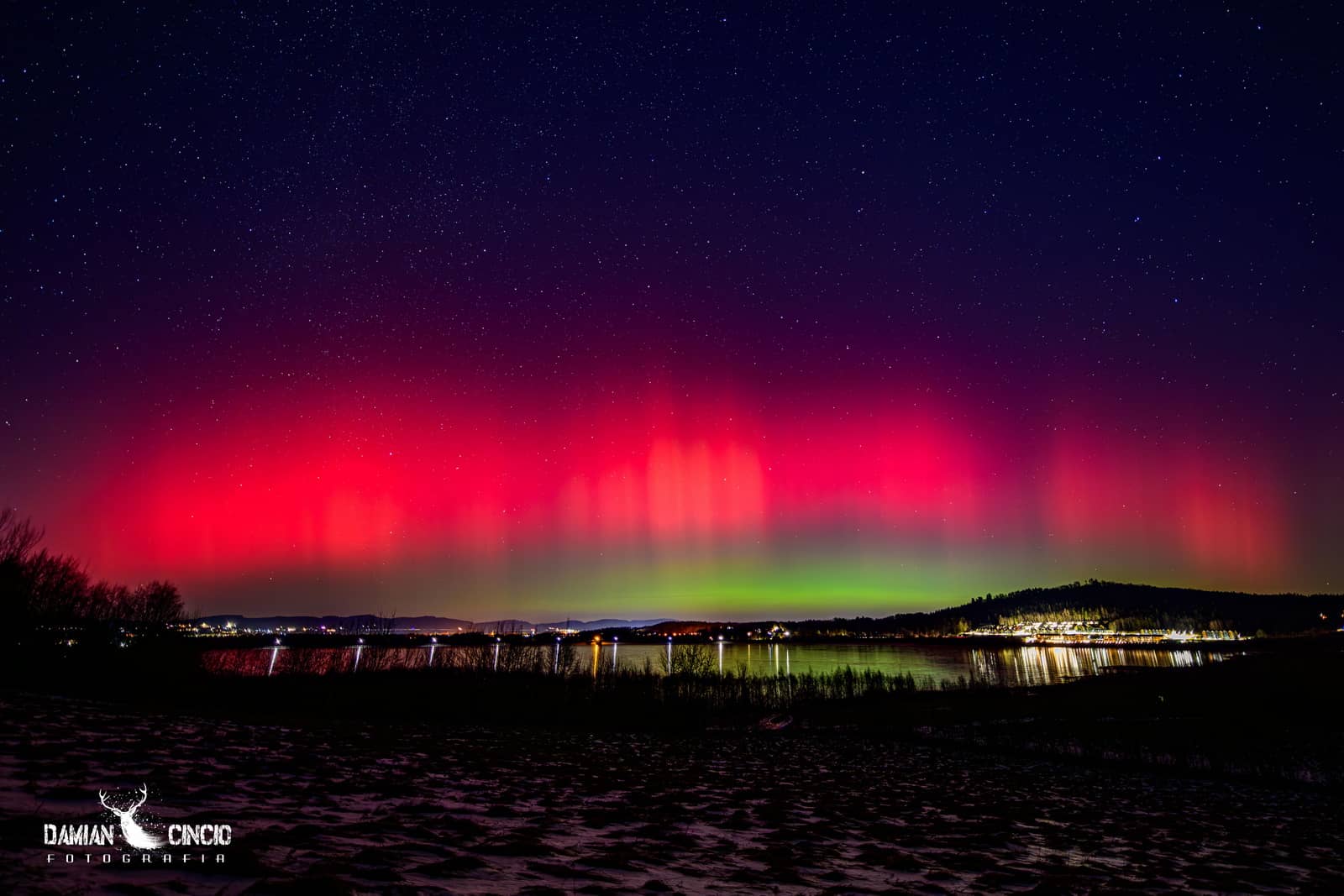 Zorza polarna nad Polską