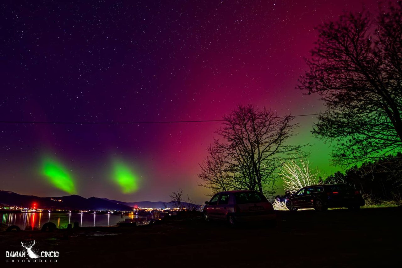 Zorza polarna nad Polską