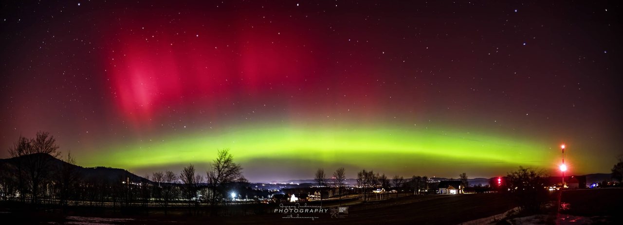 Zorza polarna nad Polską