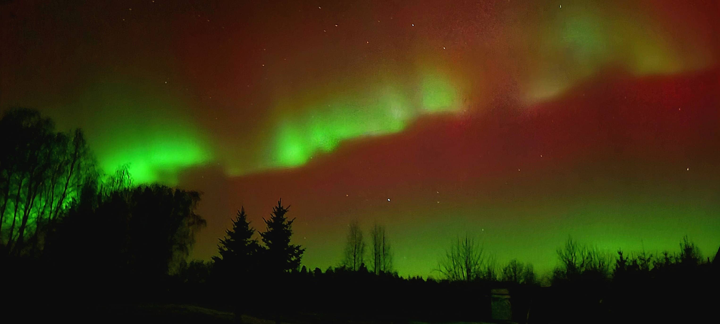 Zorza polarna nad Polską