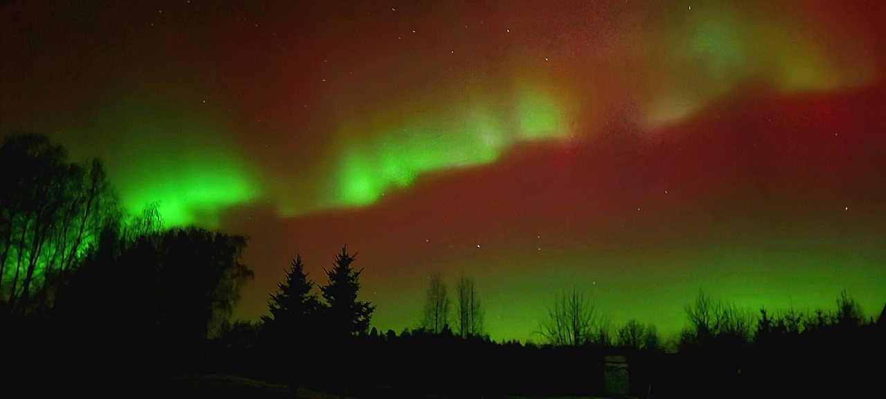 Zorza polarna nad Polską
